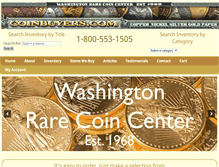 Tablet Screenshot of coinbuyers.com